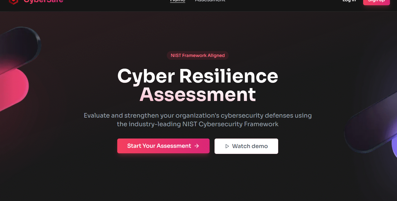 Cyber resillience assessment tool aligned with NIST Framework to evaluate and strengthen organizational cybersecurity defenses.
