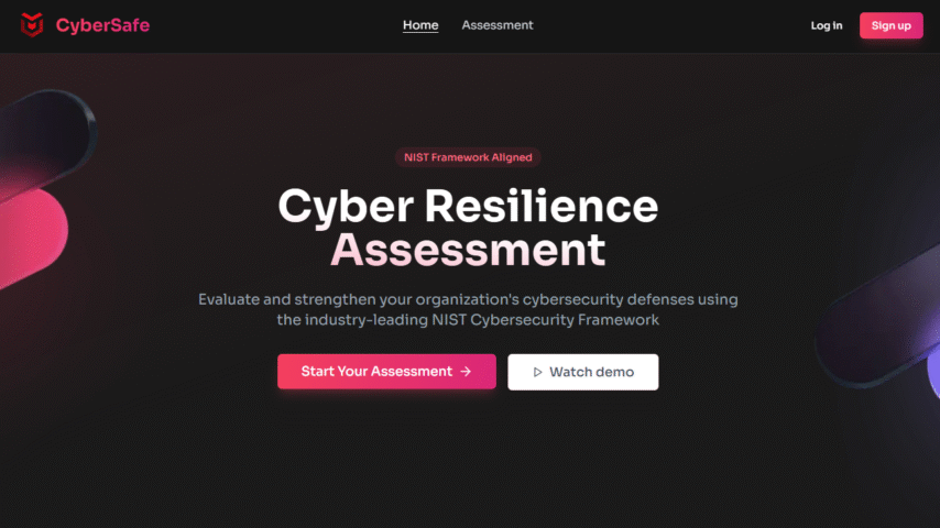 Cyber resillience assessment tool aligned with NIST Framework to evaluate and strengthen organizational cybersecurity defenses.